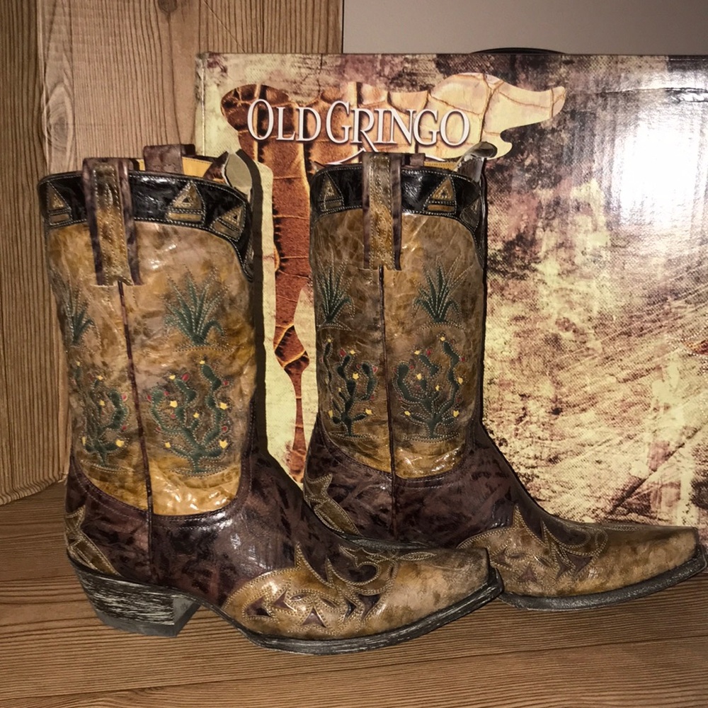 NEW Old Gringo Cactus 10” cowgirl boots